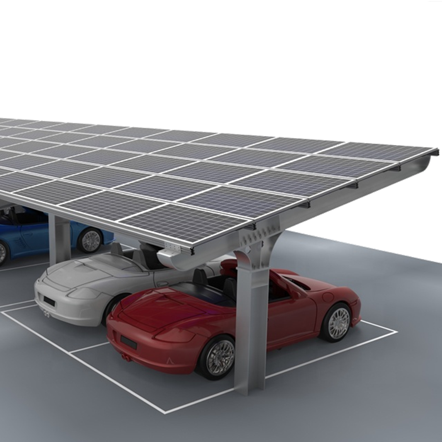 Q235 estructura de montaje Solar Carport