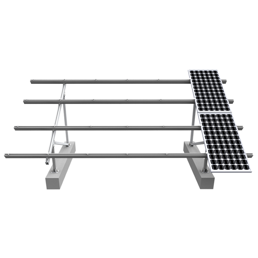 Soporte de Panel Solar de tierra tipo N, instalación de 270w, 275w, 320w, 325w, la mejor estructura de montaje