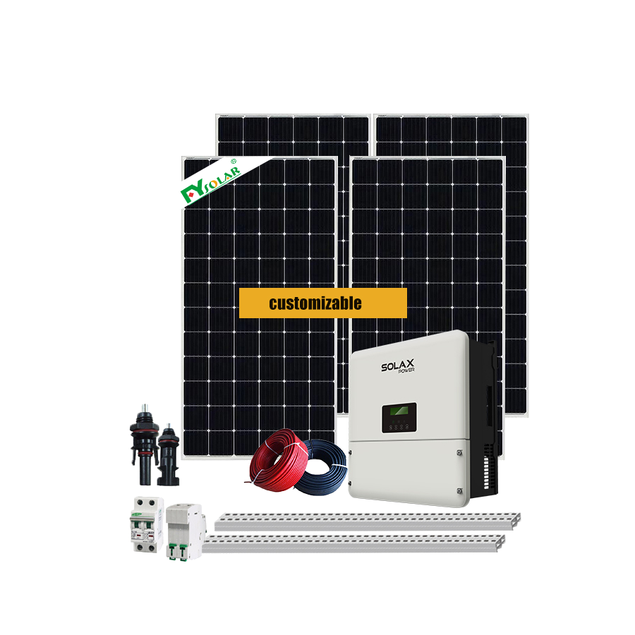 Kit de Sistema de paneles solares de 3kw-30kw