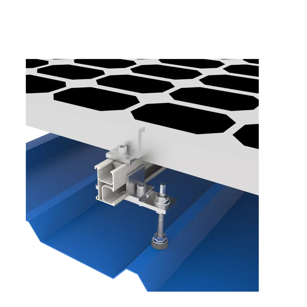 Montaje de Panel Solar de techo plano, fijación de Panel Solar de pie L, Kit de instalación, montaje de Panel Solar