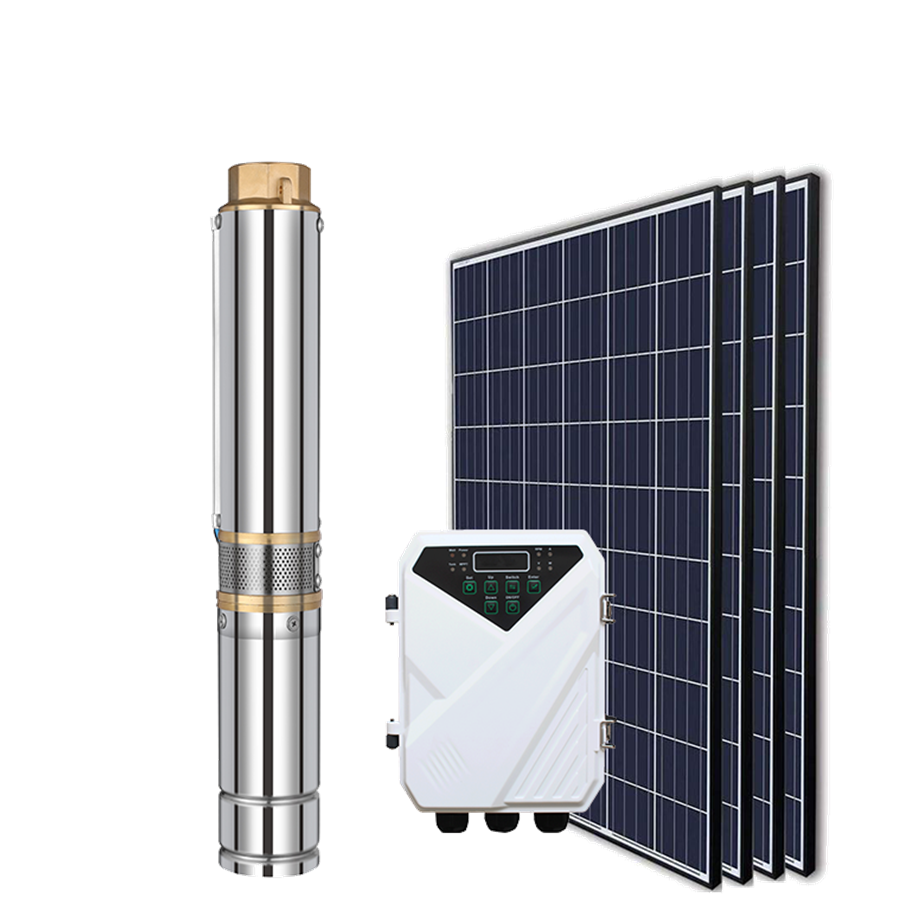 Bomba solar de CC sumergible para bomba de agua de pozo profundo