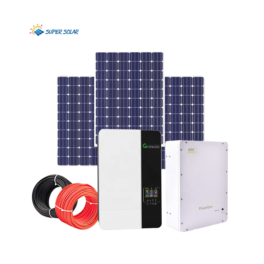Super Solar Best Price Lithium Battery Power Box 48V 51.2V 4400WH Solar Home Energy System Wall Mounted